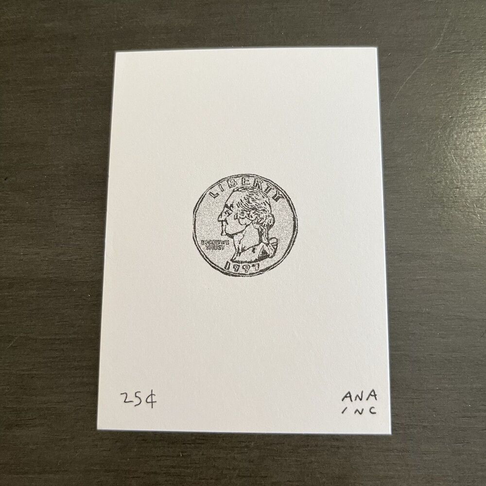 Inciardi Mini Print - Quarter (25 cents)